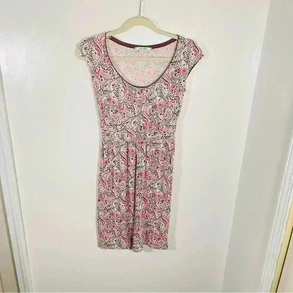 Boden Multicolor Paisley Mini Dress - Picture 2 of 7